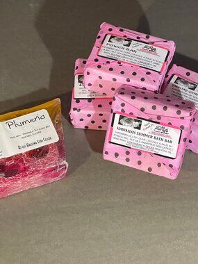 5-Hand Crafted Asst. Soaps from "The Soap Cellar" of Oahu. (1533)